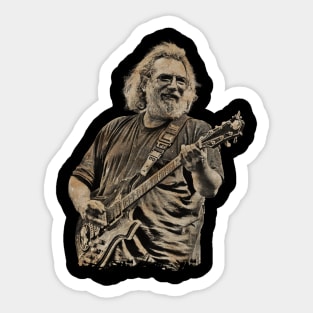 Jerry Garcia Retro Vintage Sticker